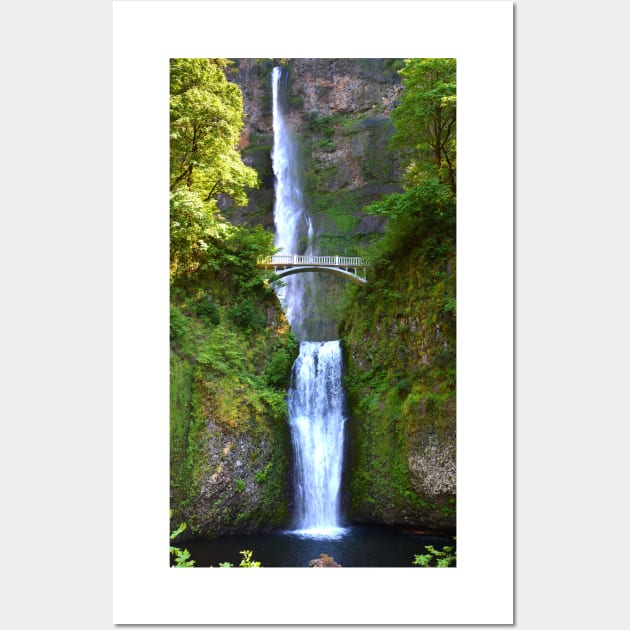 Multnomah Falls Portland Oregon Wall Art by Burtney